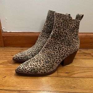 Leopard Print Booties